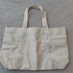 Victorias Secret ‘Pink’ Stylish Cream Tote Bag